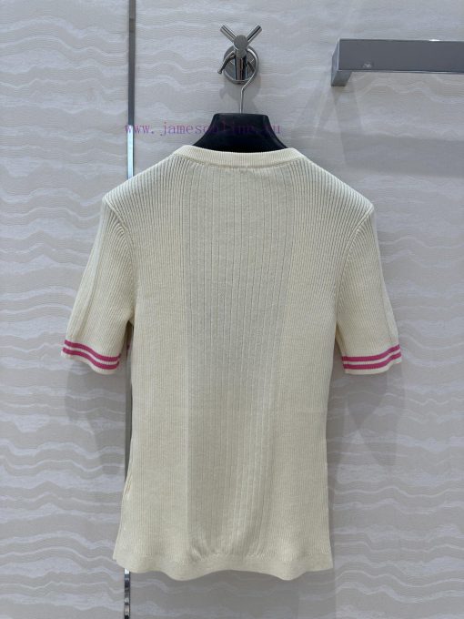 High End AT75162 Coco Chanel 25c Early Spring New Product Xiaoyuer Jacquard Slim Knit Top With o76rf6wa - Image 10