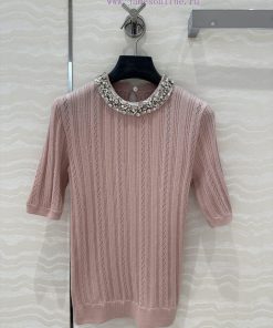 High End Quality Control Must Enter AT75230 V Series Elegant Collar Bead Design Small Top Pure moslv87j