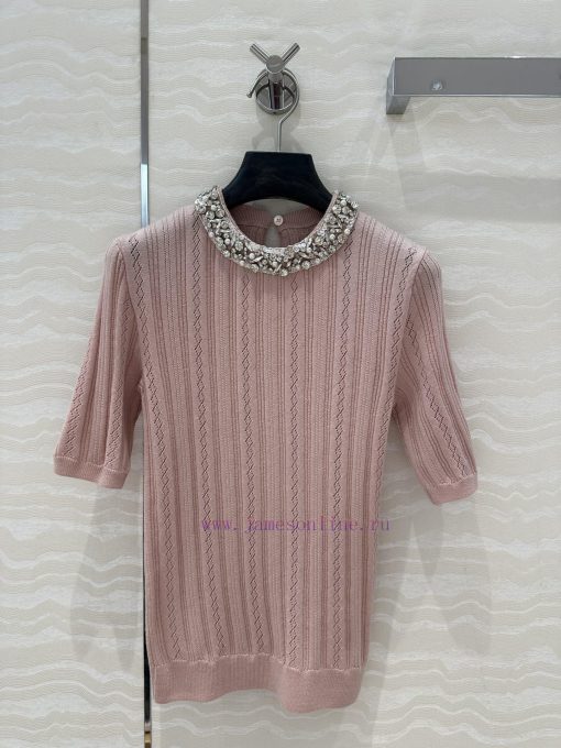 High End Quality Control Must Enter AT75230 V Series Elegant Collar Bead Design Small Top Pure moslv87j - Image 2