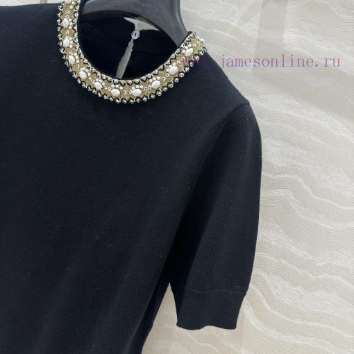 High End Quality Control Must Enter AT75192 V Series Elegant Collar Bead Design Small Top Pure 9lumfu1z - Image 4