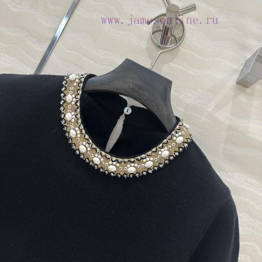 High End Quality Control Must Enter AT75192 V Series Elegant Collar Bead Design Small Top Pure 9lumfu1z - Image 5