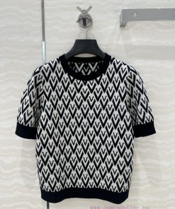 AT75193 V Series 25s Early Spring New Product Elegant Geometric Wool Top Swiss Machine Double W l7il11ic