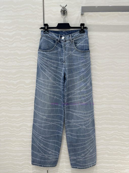 AK76010 Coco Chanel Girls' Precious Chain Wide Leg Jeans A Popular Item Available For Purchase. 0xudoaxw - Image 2
