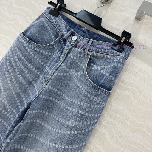 AK76010 Coco Chanel Girls' Precious Chain Wide Leg Jeans A Popular Item Available For Purchase. 0xudoaxw - Image 5