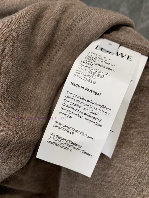 ZT60506 Loewe 25Ss Early Spring New Knot Logo Bottom Brown Tank Top | YB Developed Super Stacki 3qejk32n - Image 10