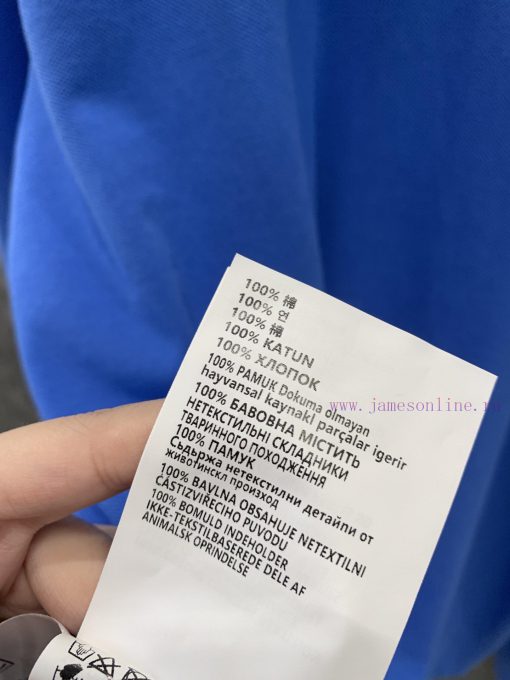 ZT60507 MiuMi * 25Ss Spring/Summer New Product Positioned Embroidered Letter Blue Long Sleeve P cd8c75gt - Image 10