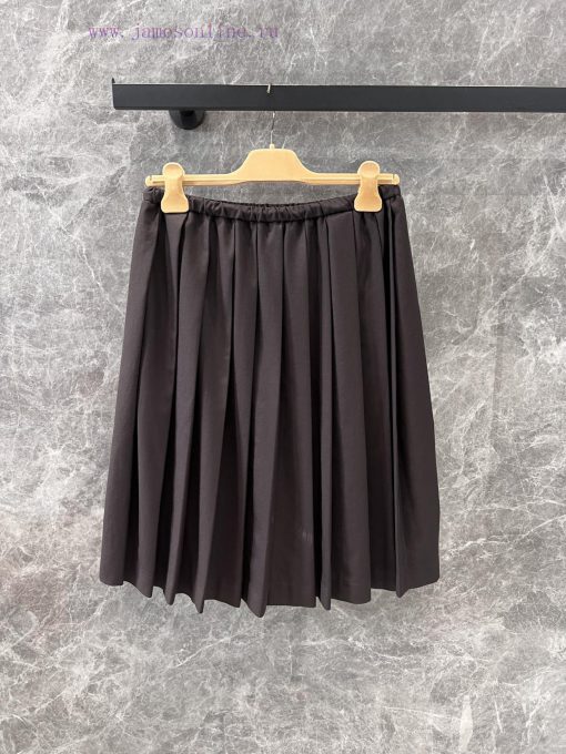 ZB60513 Miumi * 25Ss Early Spring New College Style Girls' Pleated Long Skirt | Produced With I i8tt2cu9 - Image 3