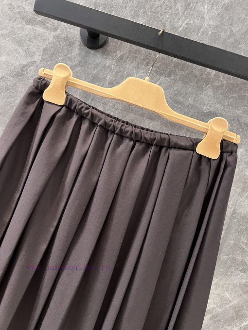 ZB60513 Miumi * 25Ss Early Spring New College Style Girls' Pleated Long Skirt | Produced With I i8tt2cu9 - Image 5