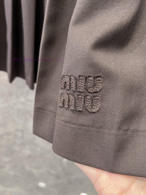 ZB60513 Miumi * 25Ss Early Spring New College Style Girls' Pleated Long Skirt | Produced With I i8tt2cu9 - Image 6