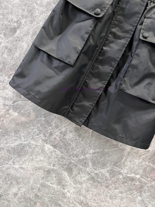 ZB60511 Prada 25Ss Early Spring New Iron Brand Micro Label Elastic Waist Pocket Half Skirt | YB dpma2c0p - Image 9