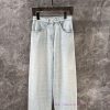 ZK60517 Chanel 25P Series Popular Pearl Print Logo Wide Leg Jeans | YB Developed And Produced F dgieu6p8