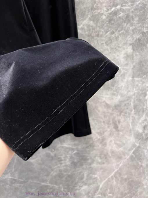 ZK60503 Mium * U 25Ss Early Spring New Letter Waist Velvet Casual Pants | Produced Custom YB Ma 5rxqivf4 - Image 9