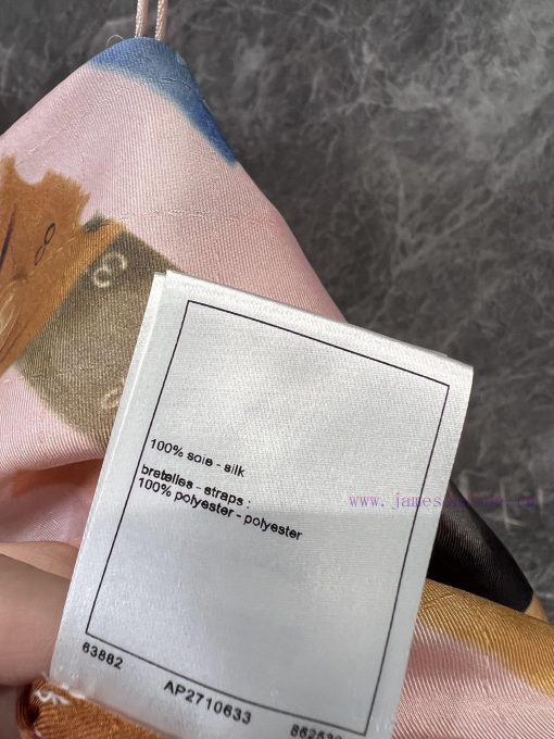 ZT60505 Chanel 25P New Silk Printed Strap Top 丨 Developed By Yb There Is A Small Button On The yh0clkx6 - Image 10