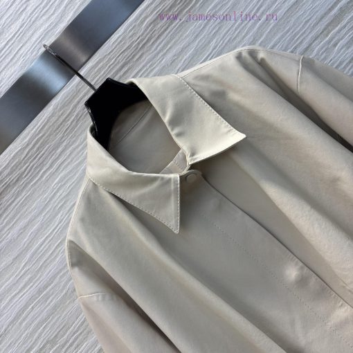 CW76018 Loewe 25 Early Spring New Collection 100% Sheepskin Custom Collar Leather Jacket Jacket 6ikr5qnj - Image 5