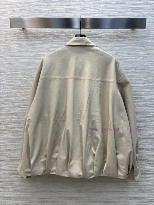 CW76018 Loewe 25 Early Spring New Collection 100% Sheepskin Custom Collar Leather Jacket Jacket 6ikr5qnj - Image 9