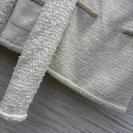 CT76020 Niche Design 25 Early Spring New Item Chanel Style Nail Bead Round Neck Short Jacket+na 1xc3sx2s - Image 8