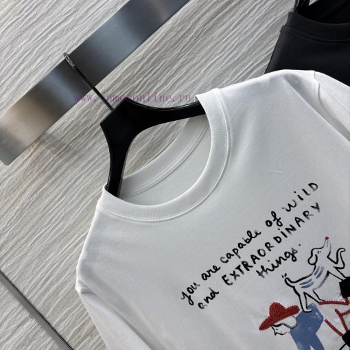 CT76023 Hot Recommended 25 Spring/Summer Fun Element Printed T-shirt With A Combination Of Fash gf4qy8n6 - Image 3