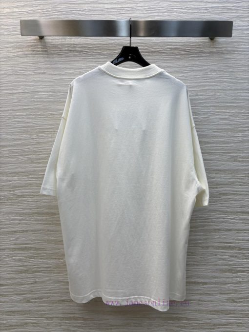 CT76022 AW Home 25 Early Spring New Collection Letter Printed Short Sleeved T-shirt Worn Alone pwr5lql5 - Image 9
