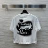 CT76029 Louis Vuitton 25 Early Spring New Collection Back Logo Printed Short Sleeved T-shirt Wi r8j1swpm