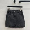 Highly Recommended 🤞 BB76058 Miss Dior New Product Retro Charcoal Grey Washed Cowboy Short Half belupdku