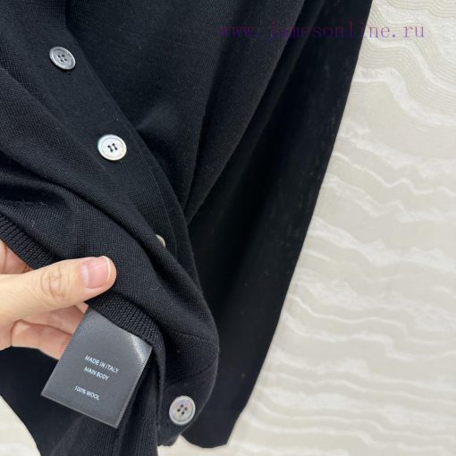 ️ High End AW73719 Prada Smart Dressing 25 Early Spring Ultra Fine Cotton Wool Small Cardigan 1 8lghzt1r - Image 8