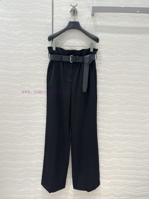 AK71702 Prada Smart And Stylish Outfit Bouquet Waist High-end Wool Shorts With Metal Buckle Bel 1fllsopc - Image 2