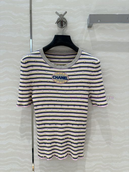 ️ High End AT76072 Coco Chanel 25p Spring/Summer New Product Handmade Hook Embroidery Label ️ R yfvmu2ch