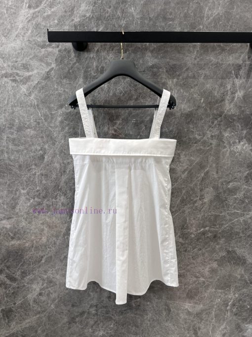 ZL60537 Dior 25Ss Spring/Summer New Black And White Cotton Strap Top Dress 丨 YB Development Pro u9iqowbn - Image 3
