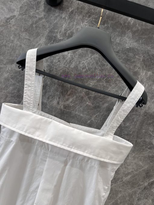 ZL60537 Dior 25Ss Spring/Summer New Black And White Cotton Strap Top Dress 丨 YB Development Pro u9iqowbn - Image 5