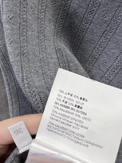 ZT60558 Miu Miu 25Ss Early Spring New Micro Label Hollow Knitted Tank Top | YB Developed Heavy mtpy1kui - Image 10
