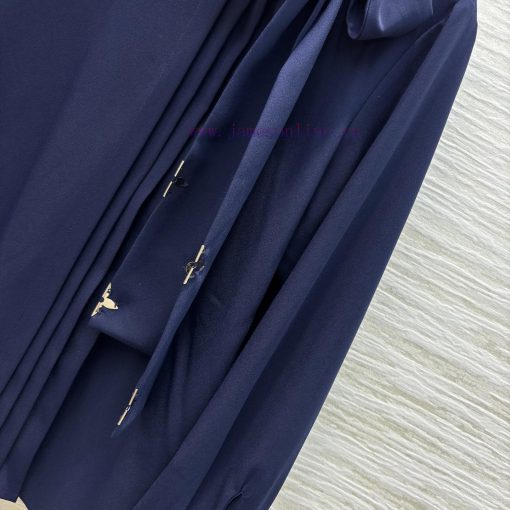 CC76079 Louis Vuitton 25 Early Spring With A Ribbon Style Stand Up Collar Shirt That Pays Atten 3v02srdn - Image 8
