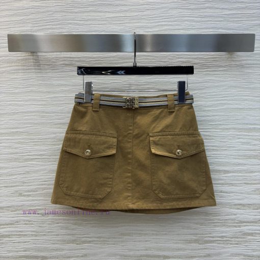 CB76086 Miu Miu 25 Spring/Summer Maillard High Waist Skirt The Hottest Maillard Style Of The Ye 92h9ndef