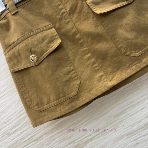 CB76086 Miu Miu 25 Spring/Summer Maillard High Waist Skirt The Hottest Maillard Style Of The Ye 92h9ndef - Image 5