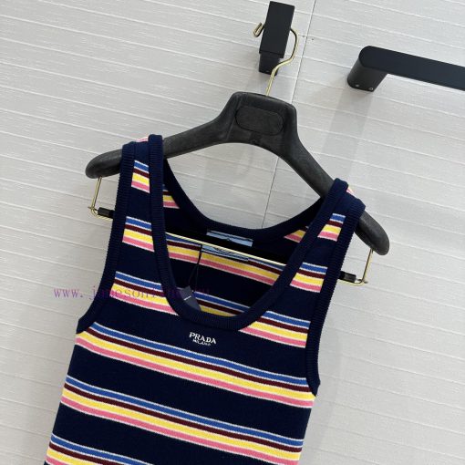 ️ High End BT76090 Pra * 25 Early Spring New Product Five Color Striped Knitted Vest Versatile hbzvqifu - Image 3