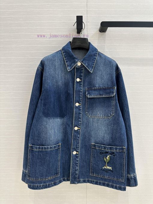 Strongly Recommend BW76091 Di * Early Spring New Product Ringflower Embroidery Cowboy Jacket Fo ra79stya