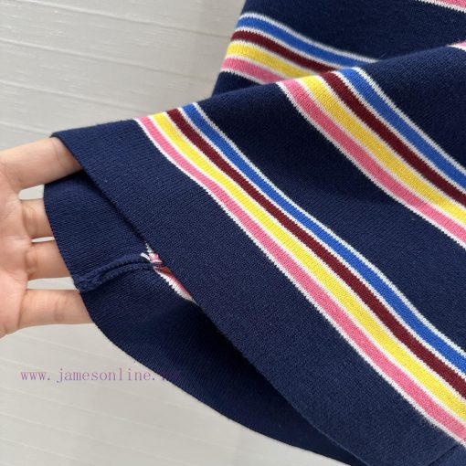 ️ High End BT76090 Pra * 25 Early Spring New Product Five Color Striped Knitted Vest Versatile hbzvqifu - Image 9