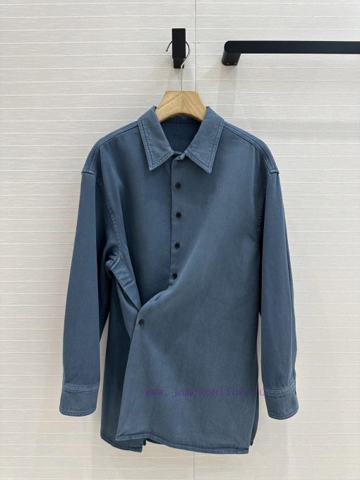 ️ Same As Yang Mi ️ BC76097 Lemai * 25 New Product Casual Relaxation Wearing Denim Blue Shirt S br7bmi1y