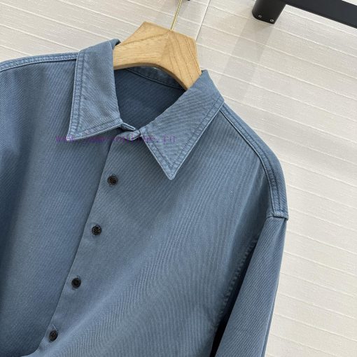 ️ Same As Yang Mi ️ BC76097 Lemai * 25 New Product Casual Relaxation Wearing Denim Blue Shirt S br7bmi1y - Image 5