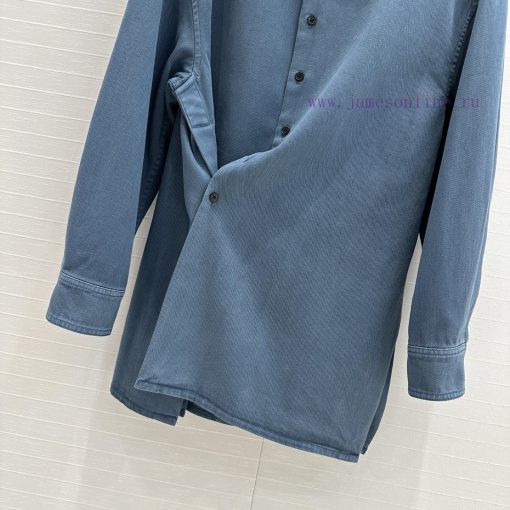 ️ Same As Yang Mi ️ BC76097 Lemai * 25 New Product Casual Relaxation Wearing Denim Blue Shirt S br7bmi1y - Image 6