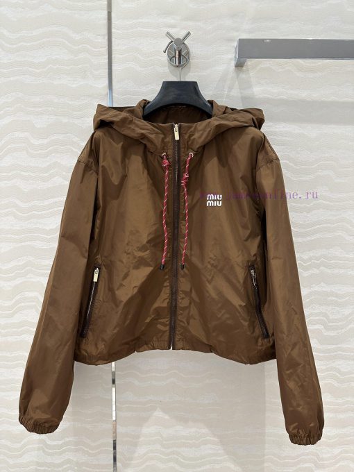 AW73907 Miu Miu Girls' Wear 25ss Early Spring New Product High Intelligence Caramel Color 🤎 Imp v205lyqd