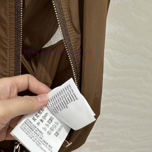 AW73906 Miu Miu Girls' Wear 25ss Early Spring New Product High Intelligence Caramel Color 🤎 Imp 543v53wb - Image 9