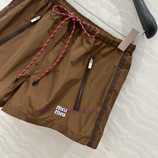 AK73905 Miu Miu Girls' Wear 25ss Early Spring New Product High Intelligence Caramel Color 🤎 Imp lnamu880 - Image 5