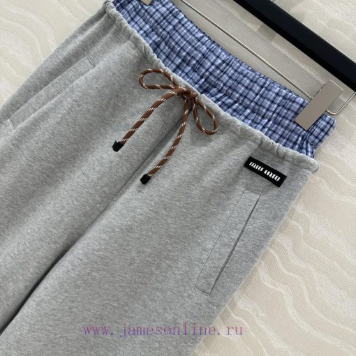 Recommended AK75195 Miu Miu Girls' Fashion Style And Temperament Single Product Fake Two Piece amvyrzki - Image 4