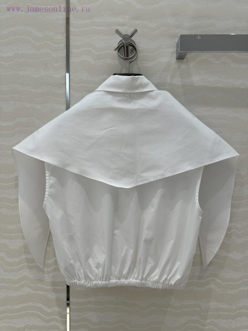 ️ AC75166 Miu Miu Wear 25s Spring/Summer New Product Scout Series Tie Vest Shirt Fashionable El 2csycjq5 - Image 10
