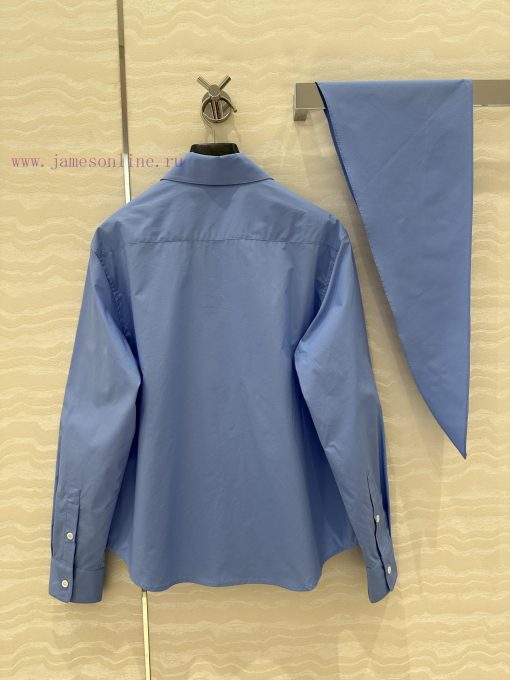 ️ AC75165 Miu Miu Dress Up 25s Spring/Summer New Product Scout Series Scarf Tie Shirt Fashionab u3ec2gsx - Image 10