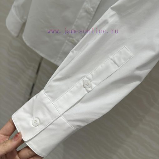 ️ AC75165 Miu Miu Dress Up 25s Spring/Summer New Product Scout Series Scarf Tie Shirt Fashionab rgiztz92 - Image 6