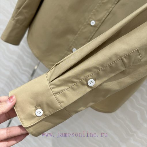 ️ AC75165 Miu Miu Dress Up 25s Spring/Summer New Product Scout Series Scarf Tie Shirt Fashionab 4bely50w - Image 8