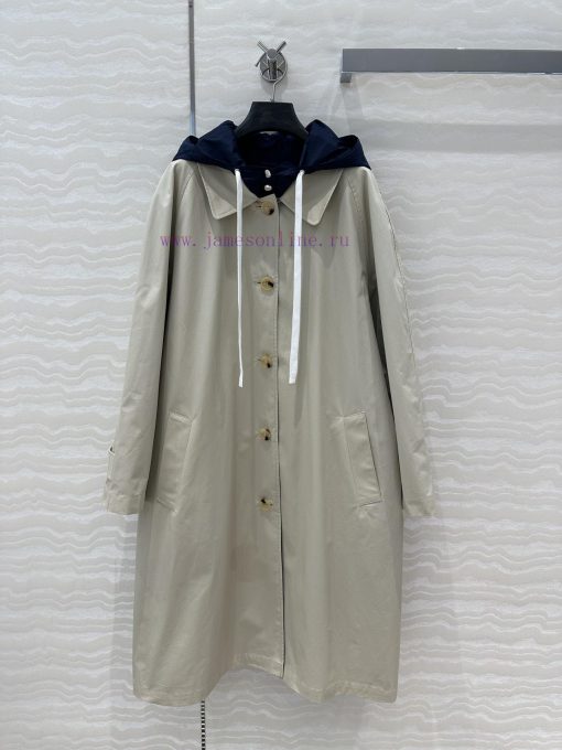 AW73681 Miu Miu Girls' 25 Early Spring Fashion Show New Product Two Sided Wearable Jacket Long 5wh48g3a