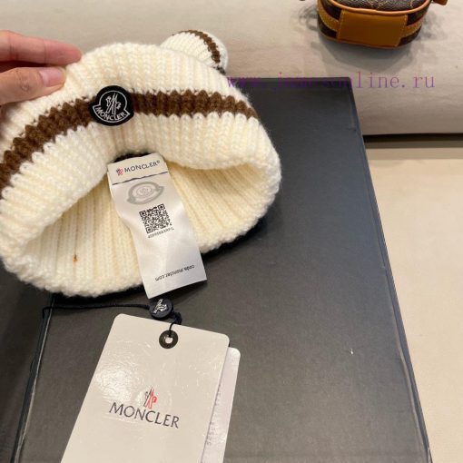 Monster Cute Bear Ears Striped Knitted Hat for Children, Warm and Versatile in Autumn and Wireypuq5x - Image 9