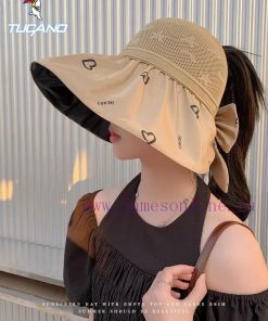 Chanel 2024 Summer Collection Large brimmed Sky top Sunshade Fisherman's Hat Romantic Beach 05m5ju8t